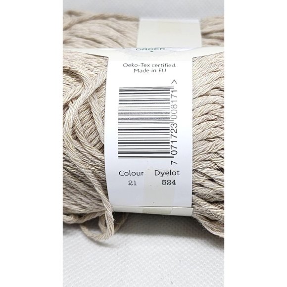 Drops Cotton Light Yarn - Color 21, Dyelot 524 - Cotton/Polyester Blend Yarn - Picture 3 of 10